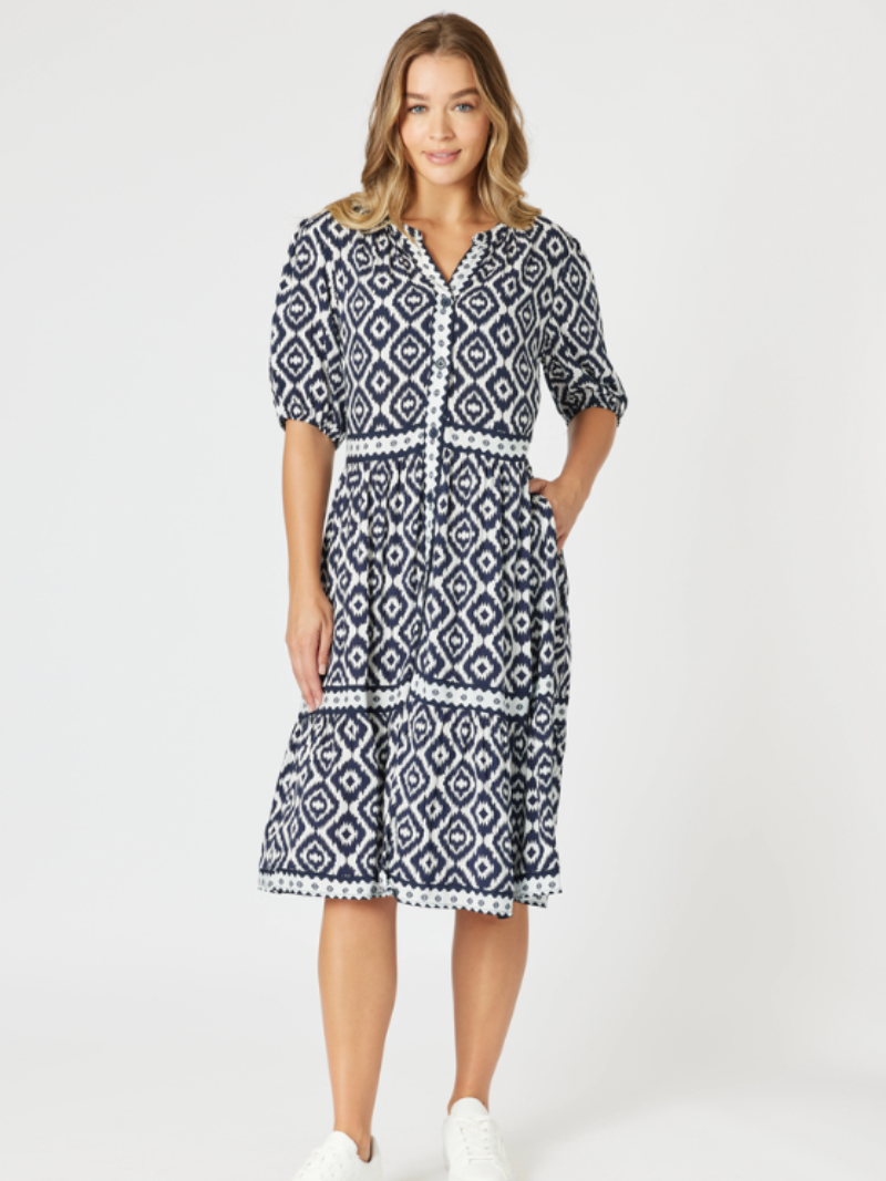 Threadz Diamonds Are Forever Tier Dress